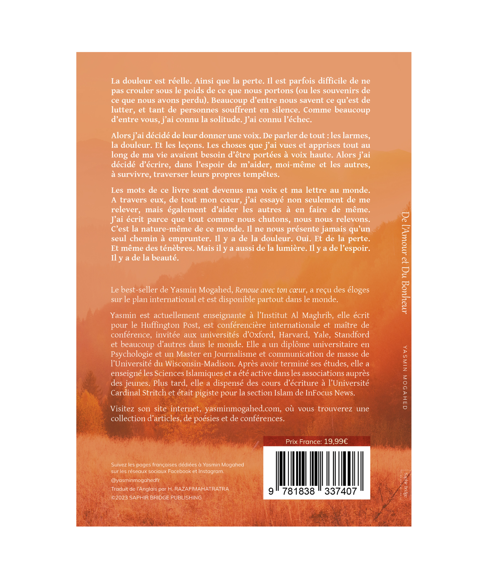 de l'amour et du bonheur de l'amour et du bonheur